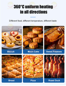 الكهربائية/الديزل/الغاز الروتاري فرن خبز 32 إلى 64 الصواني البسكويت الكوكيز خبز كعكة فرن دوار مع سعر المصنع - Product Image 5