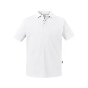 Polo pour homme, pur coton biologique, merchandising durable - Product Image 1