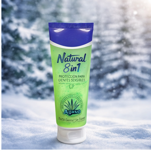 Pasta Dental Sin Flúor para Dientes Sensibles, Extracto Natural de Agave, Blanqueadora, Aliento Fresco, Menta y Lima, Cuidado Bucal, 100g - Product Image 2