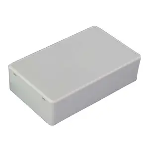 Caja de conector electrónico de plástico, carcasa de control de inyección ABS personalizada