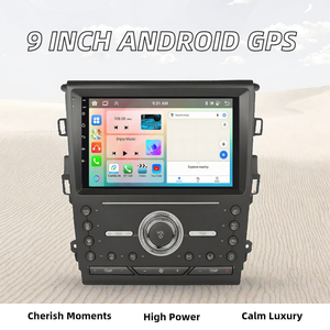 Autoradio Android 9 pouces avec écran tactile DSP GPS, montage sur tableau de bord, CarPlay, lecteur multimédia Android pour Ford Fusion Mondeo 2013-2019 - Product Image 2