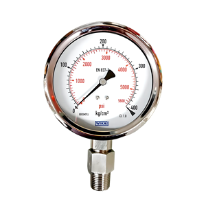 Manómetro Analógico de Entrada Inferior de 1/4, 400 bar, 50/60/100/150 mm, 0-300 psi, 20 Bar, Modelo 230, Acero Inoxidable 316L - Product Image 2