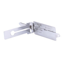 Lishi VAC102 Décodeur 2 en 1 et outil de serrurier pour véhicules Renault Flat 6 Cut