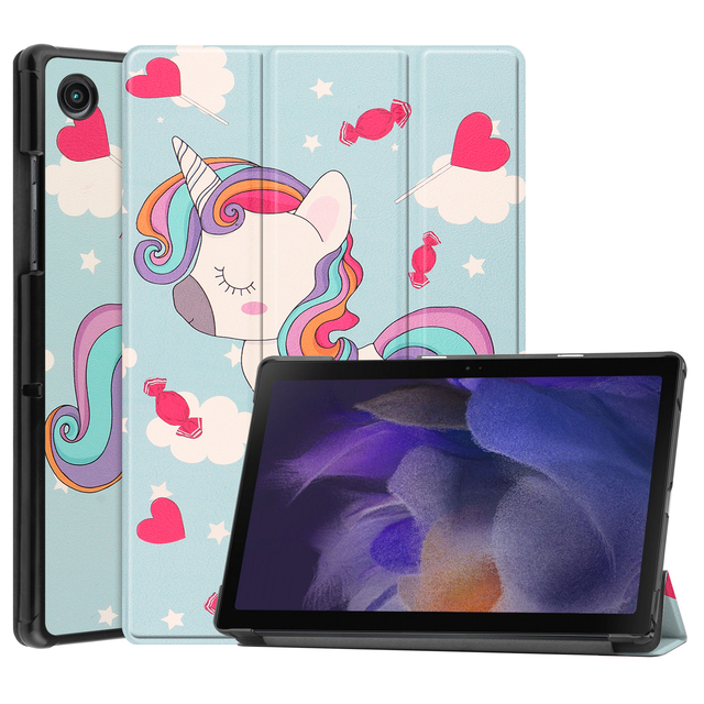 For Samsung Galaxy Tab A8 10.5 Inch 2022 SM-X200/X205/X207 Slim Stand Protective Tablet Cover with Auto Wake Sleep