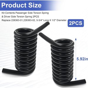 สปริงขดเหล็กสำหรับประตูยกอุตสาหกรรม ชุดที่ 2 ยี่ห้อ BJH รุ่น 226363-01/02 ด้านขวา/ซ้าย สำหรับ GPT 25-55 และ 2500-5000 ซีรีส์ - Product Image 3