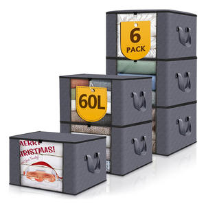 Bolsa de Almacenamiento de Ropa, Caja de Almacenamiento de Gran Capacidad con Ventana Transparente - Product Image 5