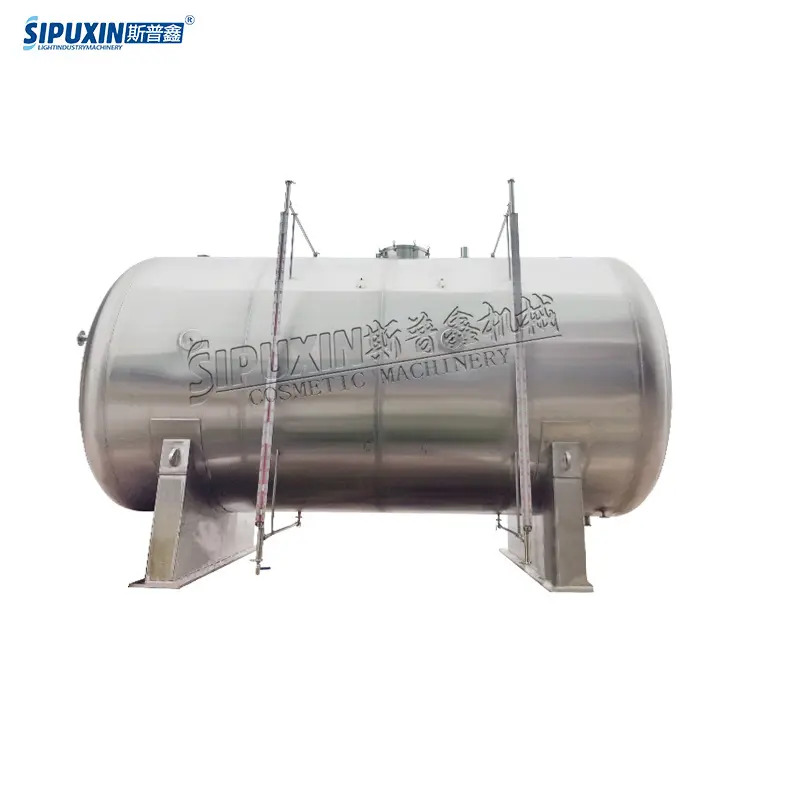 Özelleştirilmiş ve üretilen Guangzhou Sipuxin paslanmaz çelik yakıt su yağ depolama tankları