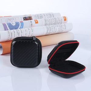 Étui de rangement EVA noir de 4 pouces, sac portable à fermeture éclair pour emballage d'écouteurs - Product Image 3