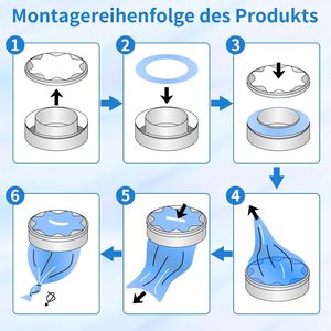 Cartouches de recharge pour poubelle à couches en LDPE, résistance améliorée aux odeurs, durabilité, compatibles avec <span class=keywords><strong>Tommee</strong></span> <span class=keywords><strong>Tippee</strong></span> Angelcare - Product Image 6