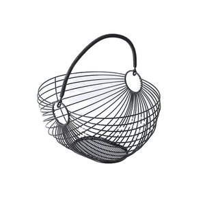 Cesta de Frutas Circular de Metal Dorado Moderna y Lujosa, Organizador Decorativo para Encimera de Cocina, Ecológico y con Flujo de Aire Abierto - Product Image 1
