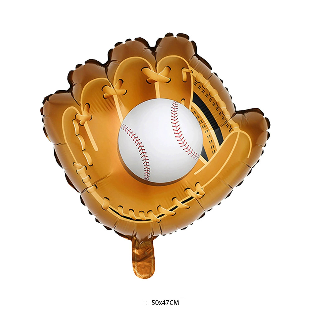 Gant de baseball avec balle blanche