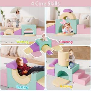 CZFIT Fabrication sur mesure en gros, équipement de jeu <span class=keywords><strong>d</strong></span>'<span class=keywords><strong>escalade</strong></span> en mousse souple pour enfants <span class=keywords><strong>d</strong></span>'intérieur, blocs de jeu pour tout-petits neutres - Product Image 6