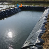 Liste de prix des géomembranes HDPE résistantes aux UV, bâche imperméable pour bassin à poissons, décharge, réservoir, canal, projet d'irrigation