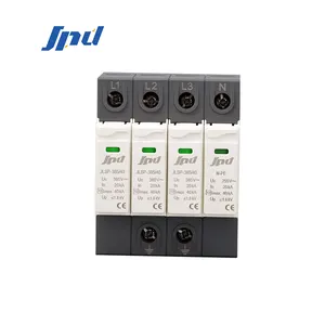 2024 Hot-selling AC 385v spd 40ka class 2 surge arrester 3 phase type 2 surge protection
