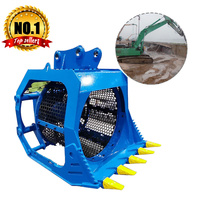 Benna Vagliatrice Screening Bucket untuk Mini excavator Rotary Screening Bucket