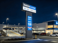 Panneau d'affichage LED SERENA pour station-service, étanche, pour publicité extérieure sur pylon, pour utilisation automobile et autoroutière