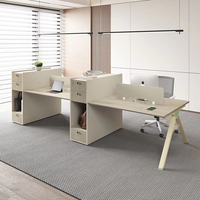 Bureau de direction en acier, design moderne et simple, pour 2/4/6 personnes, avec rangement, convertible, commercial, hôpital, école, maison, modèle Mekia