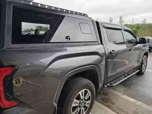 Cubierta Modular de 3 Puertas de Vidrio Completo para Camioneta Pickup, Tapa Rígida de Vidrio Templado Gris Ahumado con Certificación 3C - Product Image 1