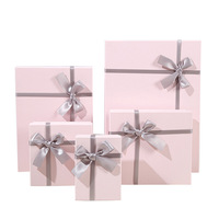 Boîte Cadeau Rectangulaire Personnalisable en Carton avec Décor Nœud et Marquage à Chaud, Idéale pour Souvenir d'Entreprise, Rangement de Bougies ou Cadre Photo