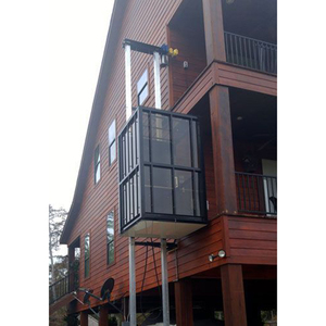 Veilige <span class=keywords><strong>3</strong></span> verdiepingen 400kg Schachtloze Tractie Platformlift Huislift - Product Image 4