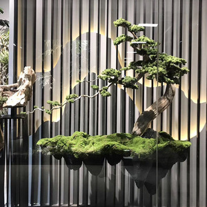 Haute Simulation Chinois Zen Intérieur Modèle Chambre <span class=keywords><strong>Suspension</strong></span> Ornements Bienvenue Pin Thuja Plante Verte Intérieur <span class=keywords><strong>Suspension</strong></span> En Plastique - Product Image 6