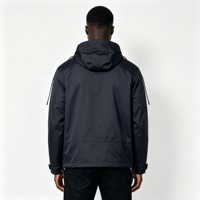 Veste coupe-vent légère imperméable à demi-zip pour homme, style Gorpcore Techwear, avec logo personnalisé OEM, haute qualité