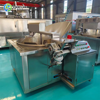 Friteuse à poulet commerciale automatique avec petit filtre pour chips de banane, machine industrielle à gaz