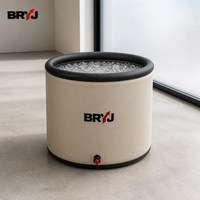 Baignoire à glace gonflable portable de luxe pour la récupération estivale, pliable et à gonflage rapide