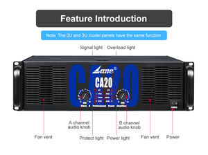 Lane CA12 Precio de fábrica Clase H 2U Mejor amplificador de potencia <span class=keywords><strong>Denon</strong></span> Canal de amplificador profesional Hecho en China 2 (2,0) 61*58,5*16 Cm - Product Image 3