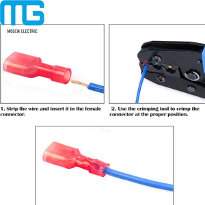 Mogen rojo 22-calibre 16 Nylon totalmente aislado hembra de <span class=keywords><strong>desconexión</strong></span> rápida - Product Image 5