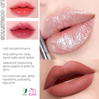 Kit Lèvres 3-en-1 Marque Blanche en Gros – Maquillage Lèvres Brillant Transparent avec Crayon à Lèvres – Kit Gloss Longue Tenue et Imperméable
