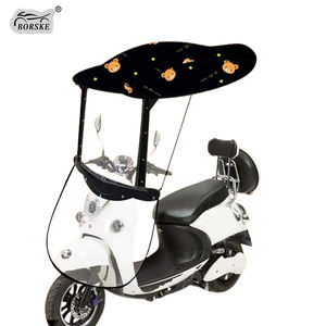 BORSKE couleur personnalisée auvent de moto universel pare-soleil auvent <span class=keywords><strong>Scooter</strong></span> auvent <span class=keywords><strong>Scooter</strong></span> <span class=keywords><strong>abri</strong></span> de pluie - Product Image 3