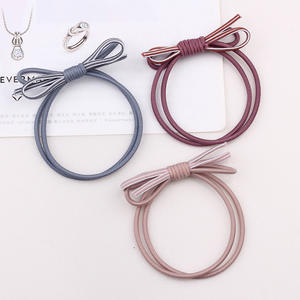 Diadema coreana, accesorio para el cabello, banda elástica de alta elasticidad, cinta para el cabello de nailon a rayas, venta al por mayor - Product Image 3