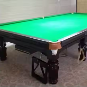 Table de billard <span class=keywords><strong>snooker</strong></span> NAIPNI de 12 pieds en bois massif, personnalisable, de bonne qualité, pour <span class=keywords><strong>compétition</strong></span>, avec poches d'angle en aluminium, pour usage intérieur - Product Image 2
