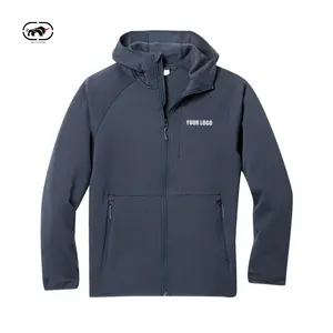 OEM Custom Logo Micro Fleece Jacket High Quality Zip Up Winter Warm Sherpa Fleece Jacket For Men