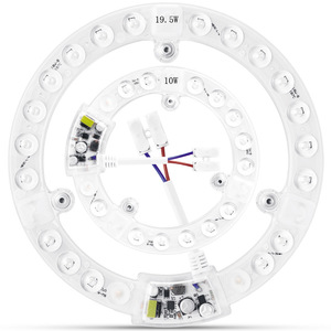 โมดูล LED แบบกลม 6W แสงวอร์มไวท์ 3500K AC 220V สำหรับใช้ภายในอาคาร อายุการใช้งาน 50000 ชม. CRI80 80lm/W 120 สามารถหรี่แสงได้ ใช่ - Product Image 6