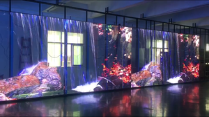 Pantalla LED Transparente P3.91 P4.81, Video Wall Curvo de Vidrio a Todo Color para Interiores y Exteriores, para Publicidad y <span class=keywords><strong>Eventos</strong></span> - Product Image 5