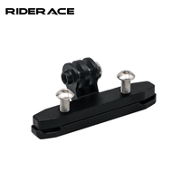 Soporte de Sillín de Bicicleta RIDERACE, Adaptador de Abrazadera para Trípode, Soporte de Cámara de Aleación de Aluminio para Riel de Asiento de Bicicleta, para Gopro Hero, Accesorios de Ciclismo