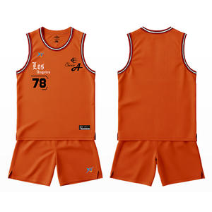 Conjunto de camiseta de baloncesto personalizada para hombre con diseño de <span class=keywords><strong>Los</strong></span> Ángeles y Chance A, camiseta deportiva cómoda y transpirable. - Product Image 5