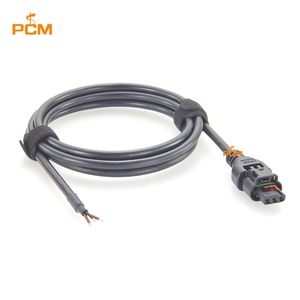 1488991-1 Tyco AMP 3-pins mannelijke naar open-eind verzegelde automotive kabelboom voor auto PDC parkeersensor stekker cam positie - Product Image 5