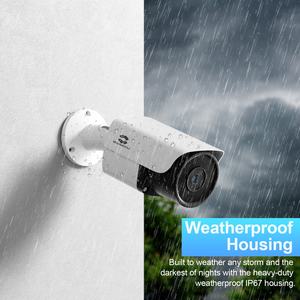 Système de surveillance par caméra de sécurité 4K à 64 canaux GWSECU, 48X 8Mp, caméra IP étanche de type bullet, système de caméra NVR commercial pour entreprises - Product Image 4