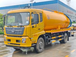 Dongfeng 4x2 15m³ Septic Vacuum Truck,Jurop Moro Vacuum Pump Optional, Hydraulic Discharge Sewage Suction Vehicle Factory Custom - Product Image 4