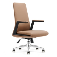 Chaise de bureau pivotante promotionnelle pour cadre, en cuir, moderne et luxueuse
