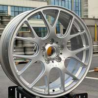 G025 Velg Tempa Aluminium Alloy 5 Y Spoke Silver Ringan 18 19 20 21 22 Inch 5x114.3 5x112 5x120 untuk GT86 BRZ WRX Supra RS