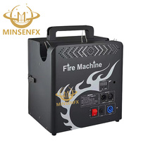 Projecteur de flamme triple voie MINSENFX 200W AC110V-240V DMX512 à contrôle 5 canaux, boule de feu 3-4m pour événements extérieurs et spectacles sur scène 2-3m