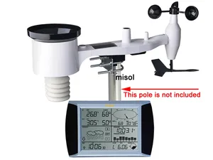 <span class=keywords><strong>MISOL</strong></span> Professionelle Wetterstation MS-WS1080 PC-Verbindung für Windgeschwindigkeit Windrichtung Regenmesser Feuchtigkeitsmesser Solarüberwachung - Product Image 1