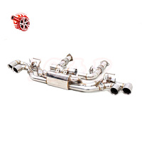 Chevrolet Corvette C8 Performance Header Valve avec 304SS Acier Inoxydable Silencieux Tuyau Droit Aspiration Retour