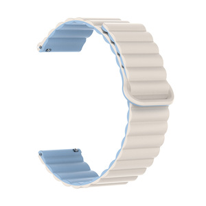 สายนาฬิกาซิลิโคนแม่เหล็กแบบสองสี Upro สำหรับ Huawei GT6 GT5 Samsung Galaxy Watch 7 6 5 4 สายแบบสปอร์ต ขนาด 14 มม.-22 มม. - Product Image 4