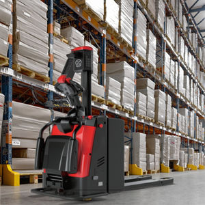 Carretilla elevadora <span class=keywords><strong>AGV</strong></span> no tripulada para logística de almacén estrecho caja de Robot de vehículos guiados automatizados - Product Image 4