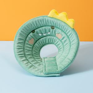 Collier de protection pour animaux de compagnie de style époque Elizabeth, post-opératoire, anti-morsure, motifs imprimés animaliers, nouveau design, lumières pour chiens - Product Image 3